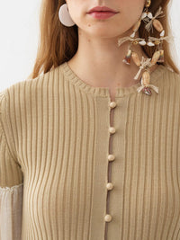 Boucles d’oreilles Lyv oversize en laiton - Gold