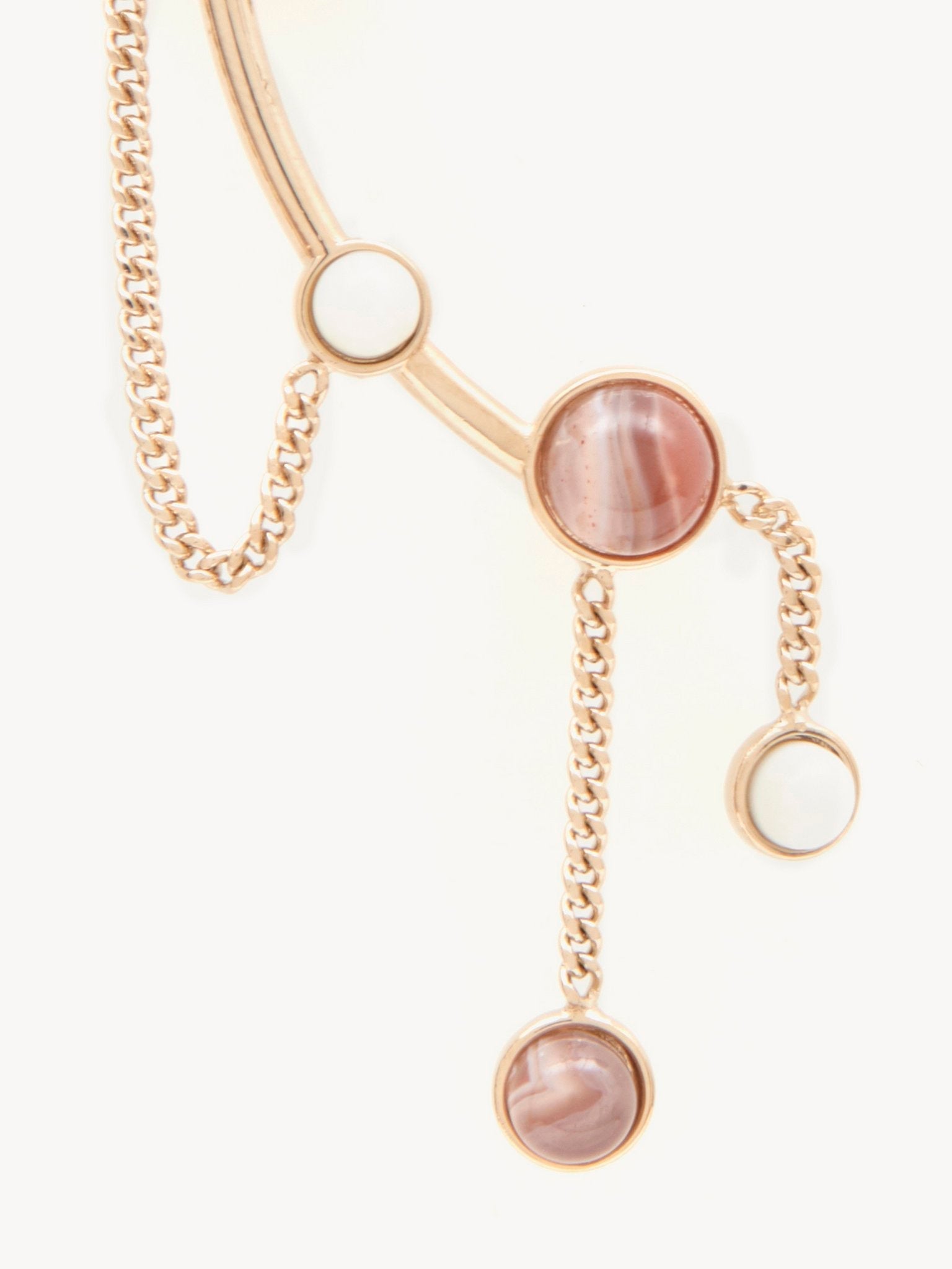 Mono boucle d’oreille Chloé Zodiac Cancer en laiton - Multicolor