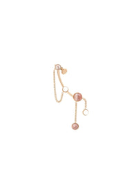 Mono boucle d’oreille Chloé Zodiac Cancer en laiton - Multicolor