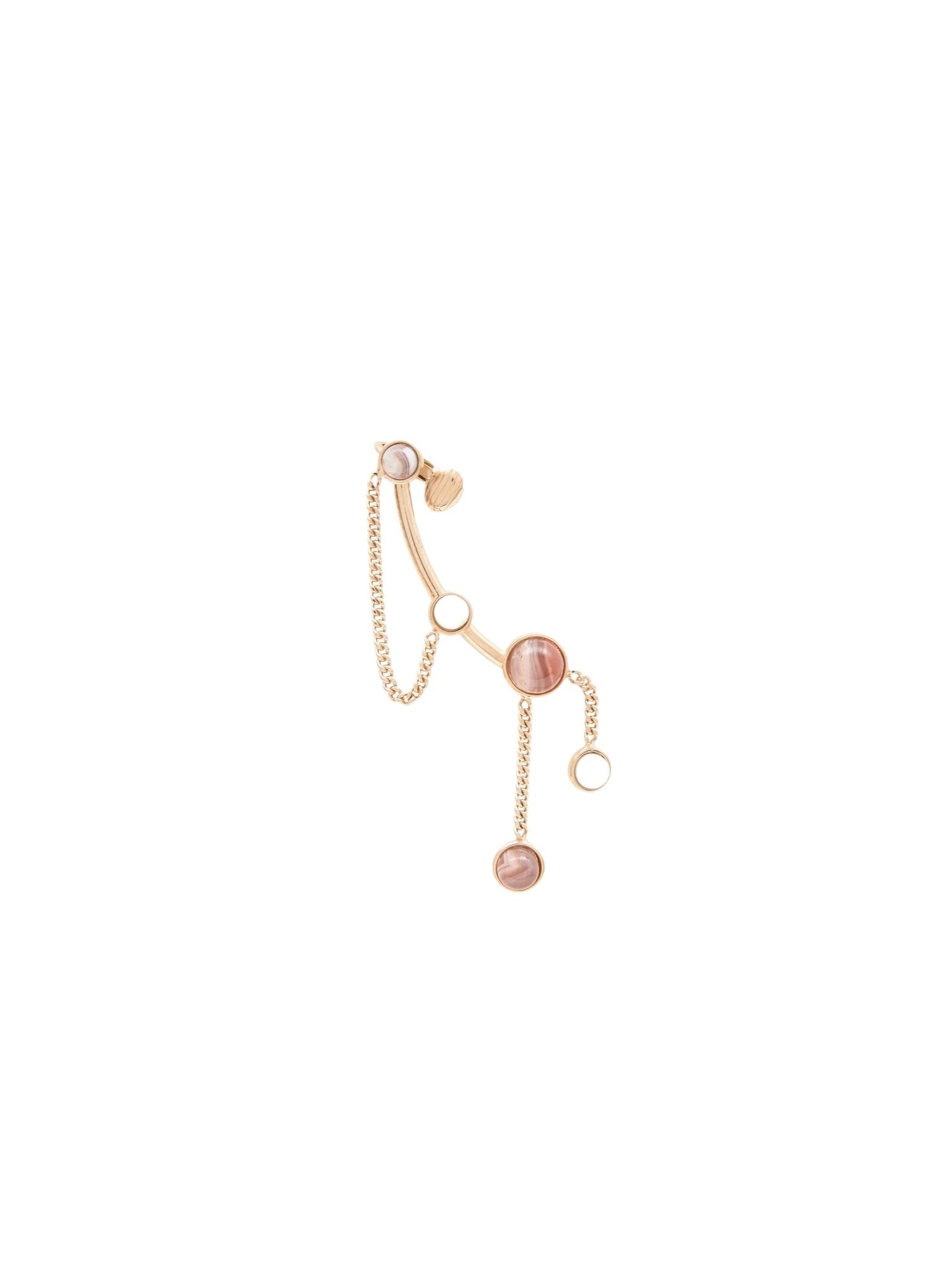 Mono boucle d’oreille Chloé Zodiac Cancer en laiton - Multicolor