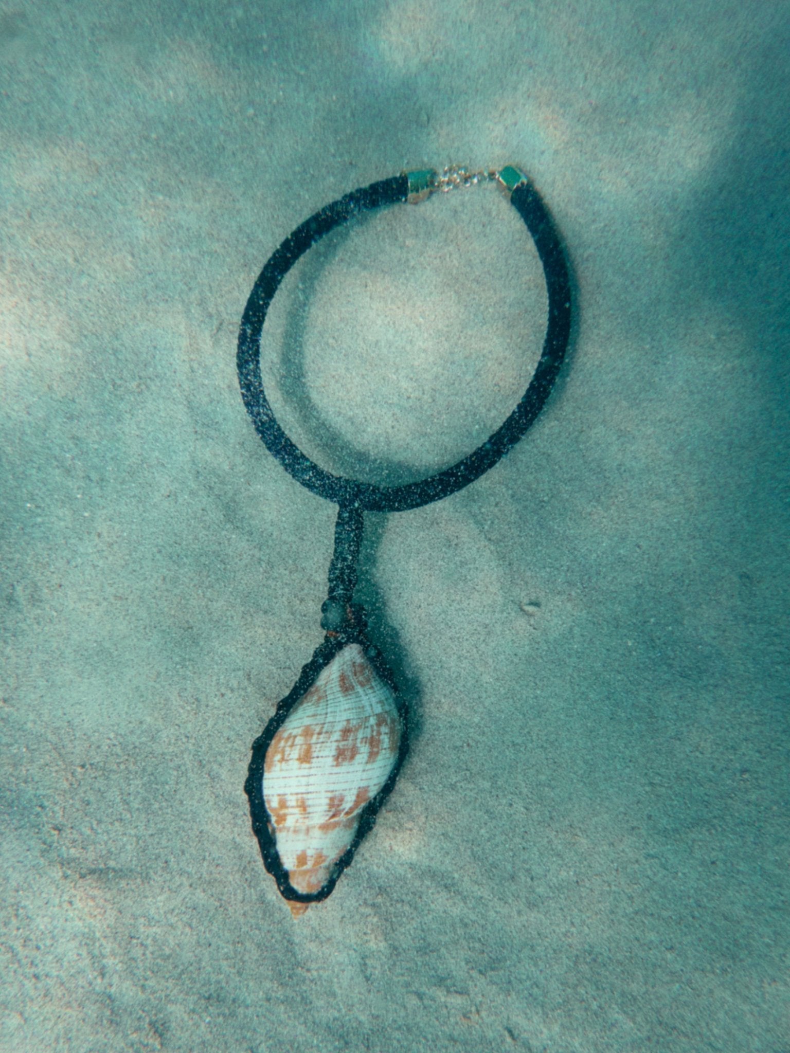 Collier Larry en cuir - Ink Navy