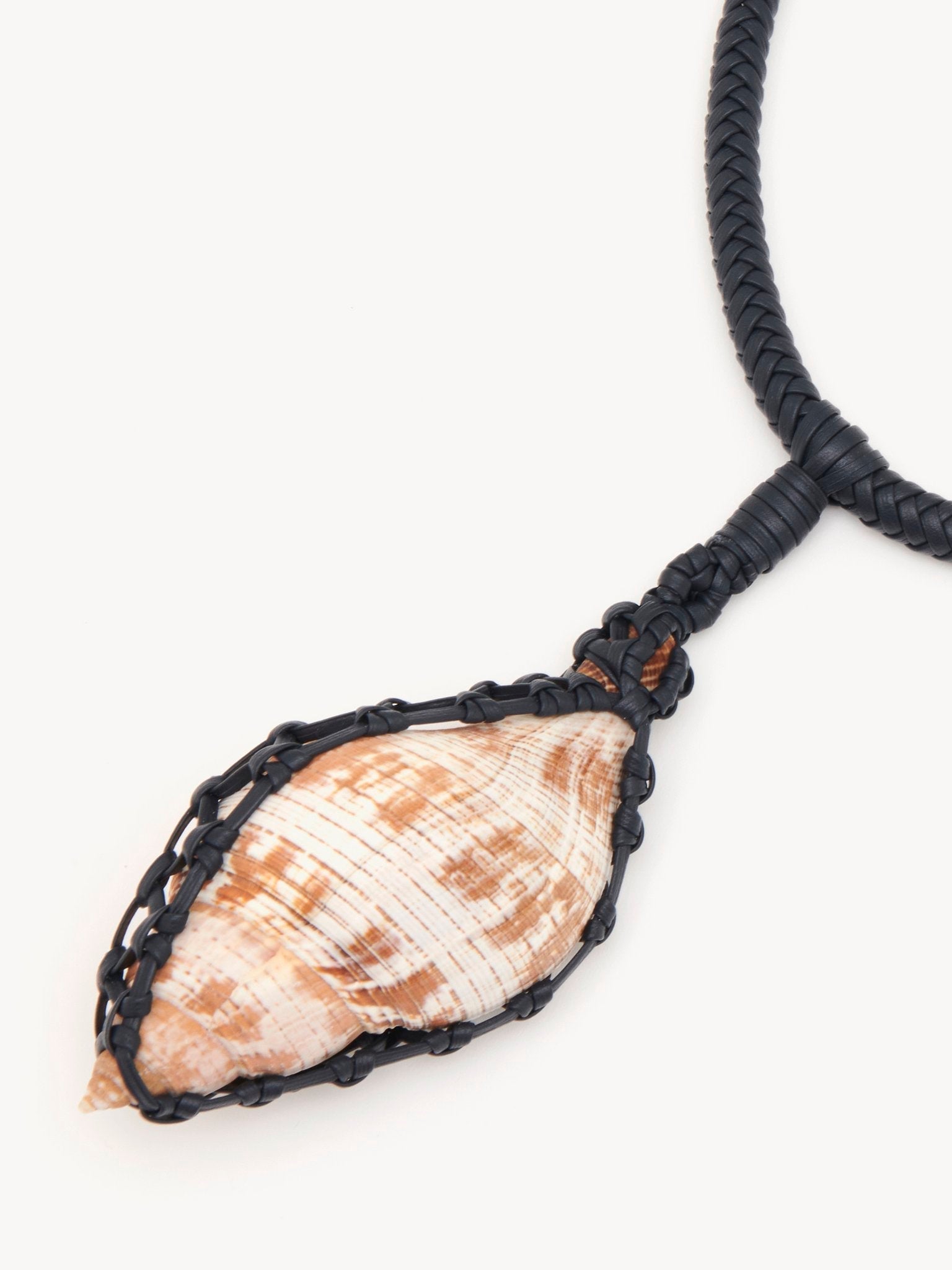Collier Larry en cuir - Ink Navy