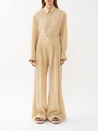 Chemise oversize en lin - Pastel Pink
