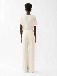 T-shirt classique en lin - Seedpearl Beige