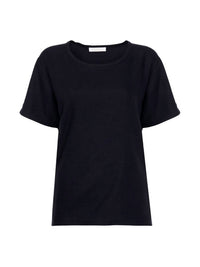 T-shirt classique en lin - Ink Navy