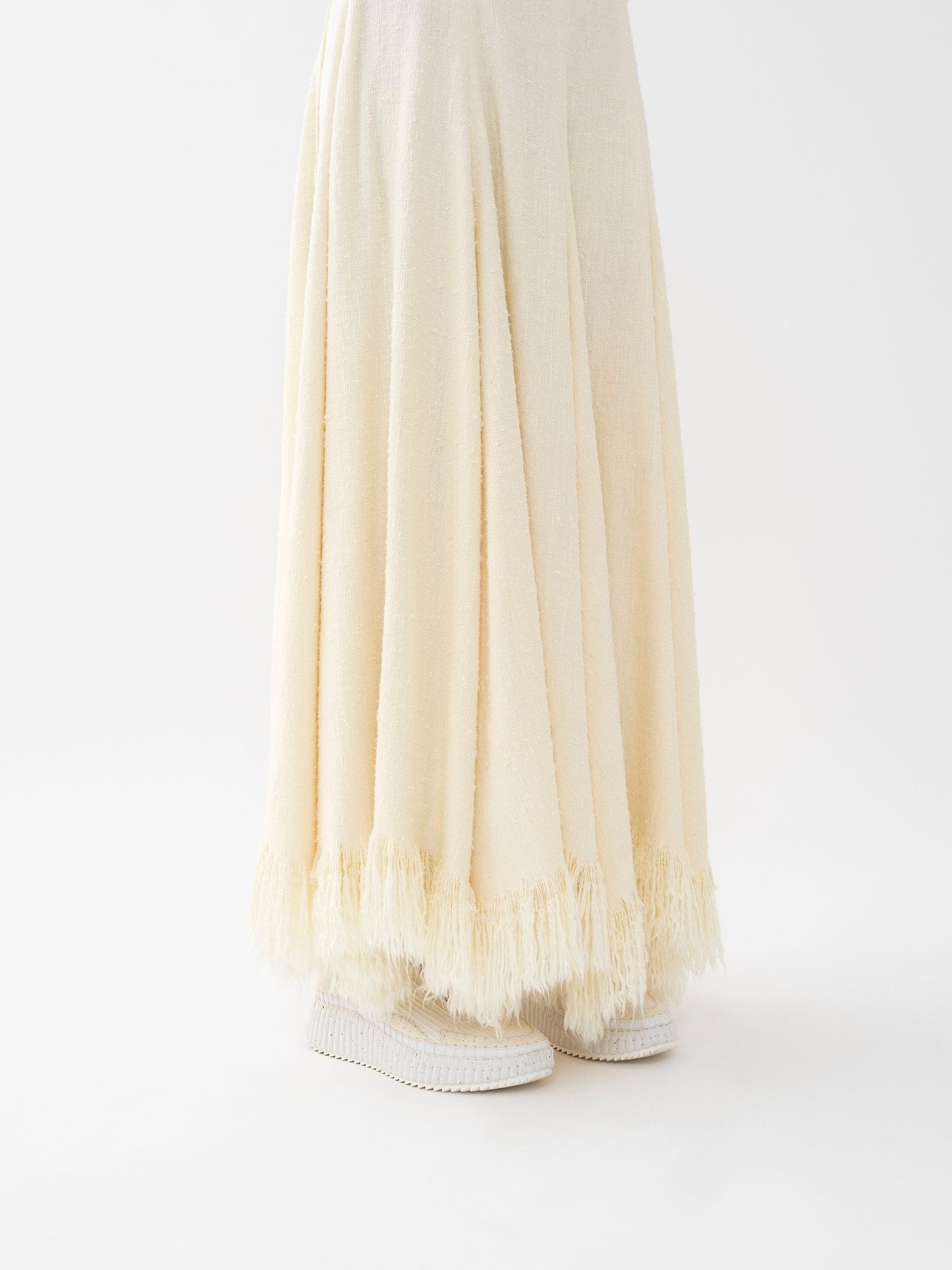 Jupe évasée maxi en soie - Vanilla Ice