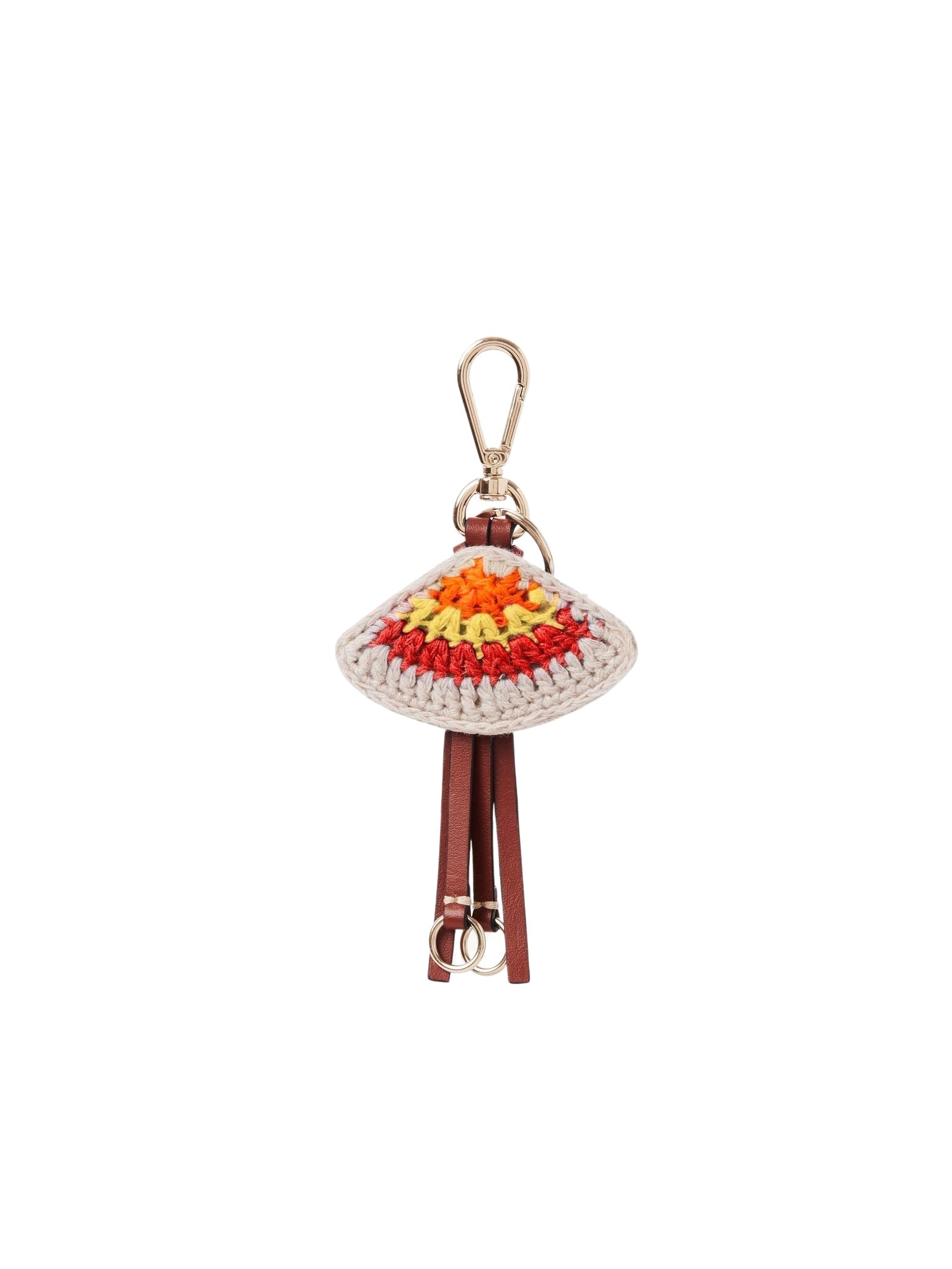 Porte-clés Lallo en laine - Multicolor Yellow