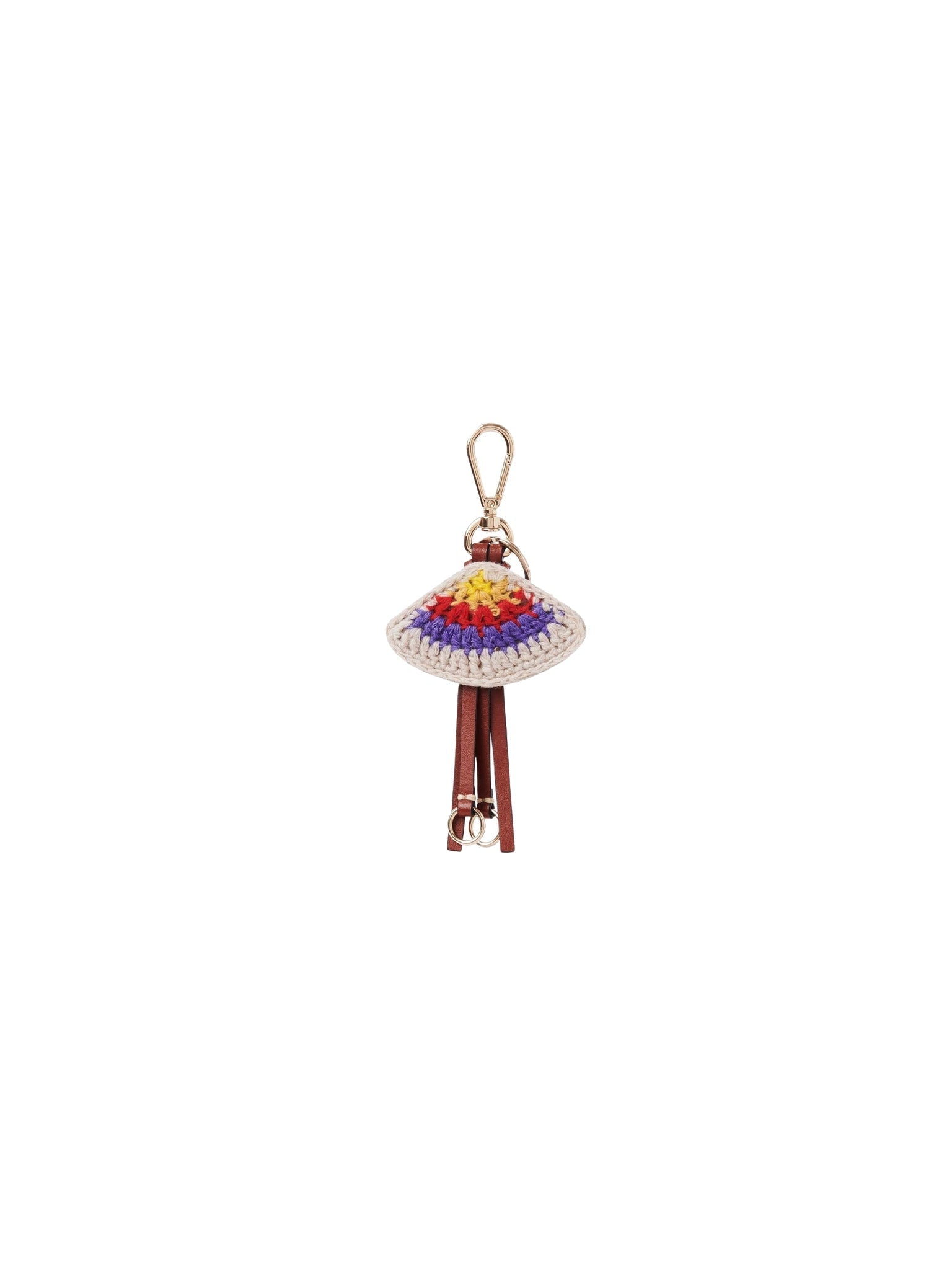 Porte-clés Lallo en laine - Multicolor Blue