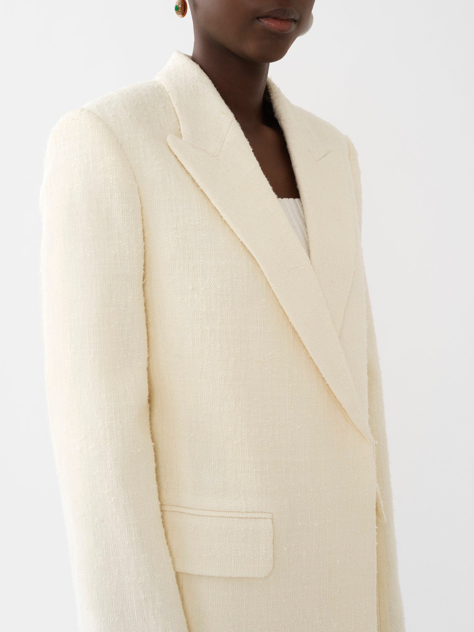 Manteau blazer en soie - Vanilla Ice