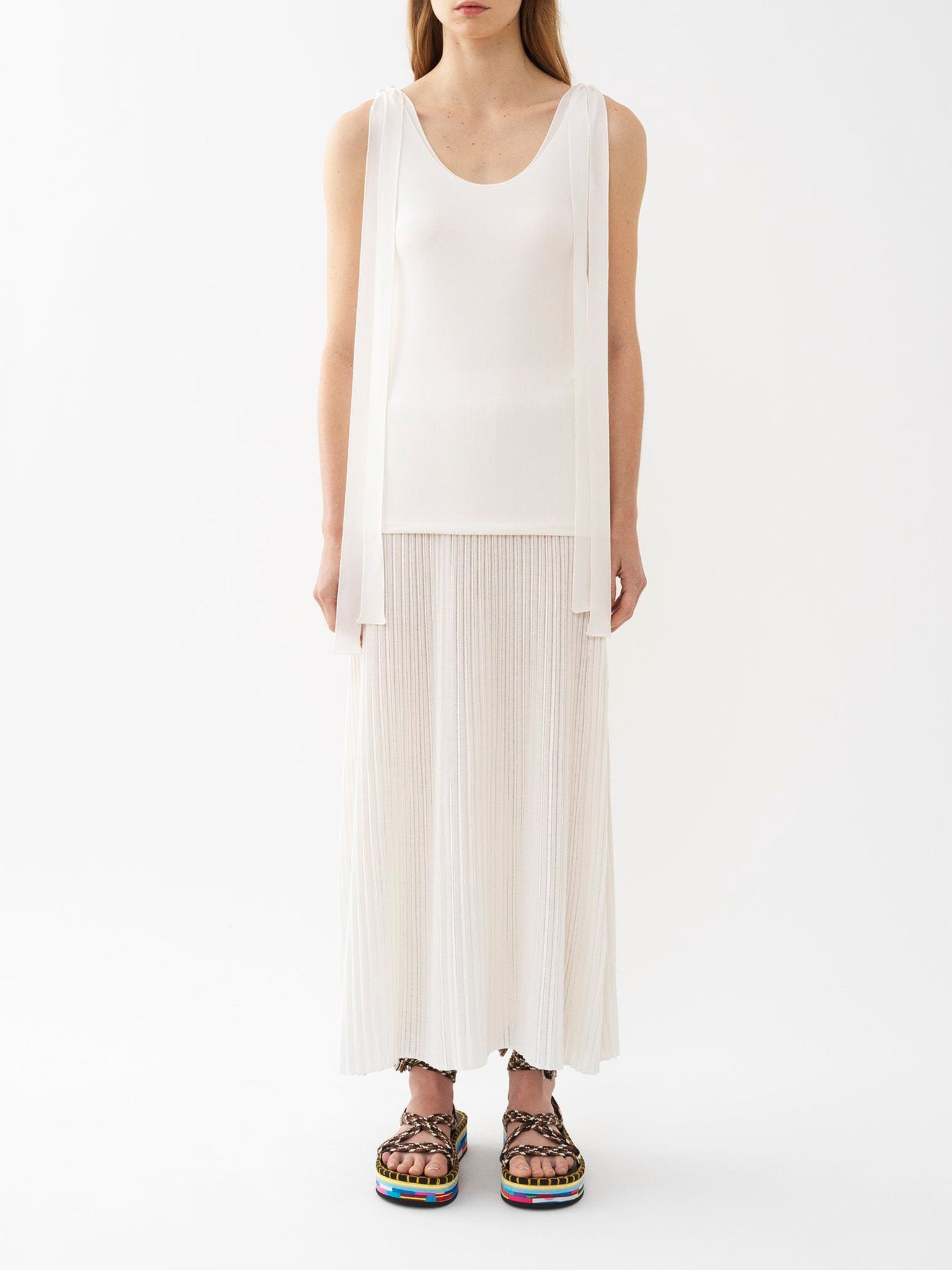 Jupe large en soie - Iconic Milk
