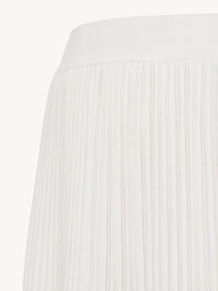 Jupe en tricot plissée légère - Lait Iconique