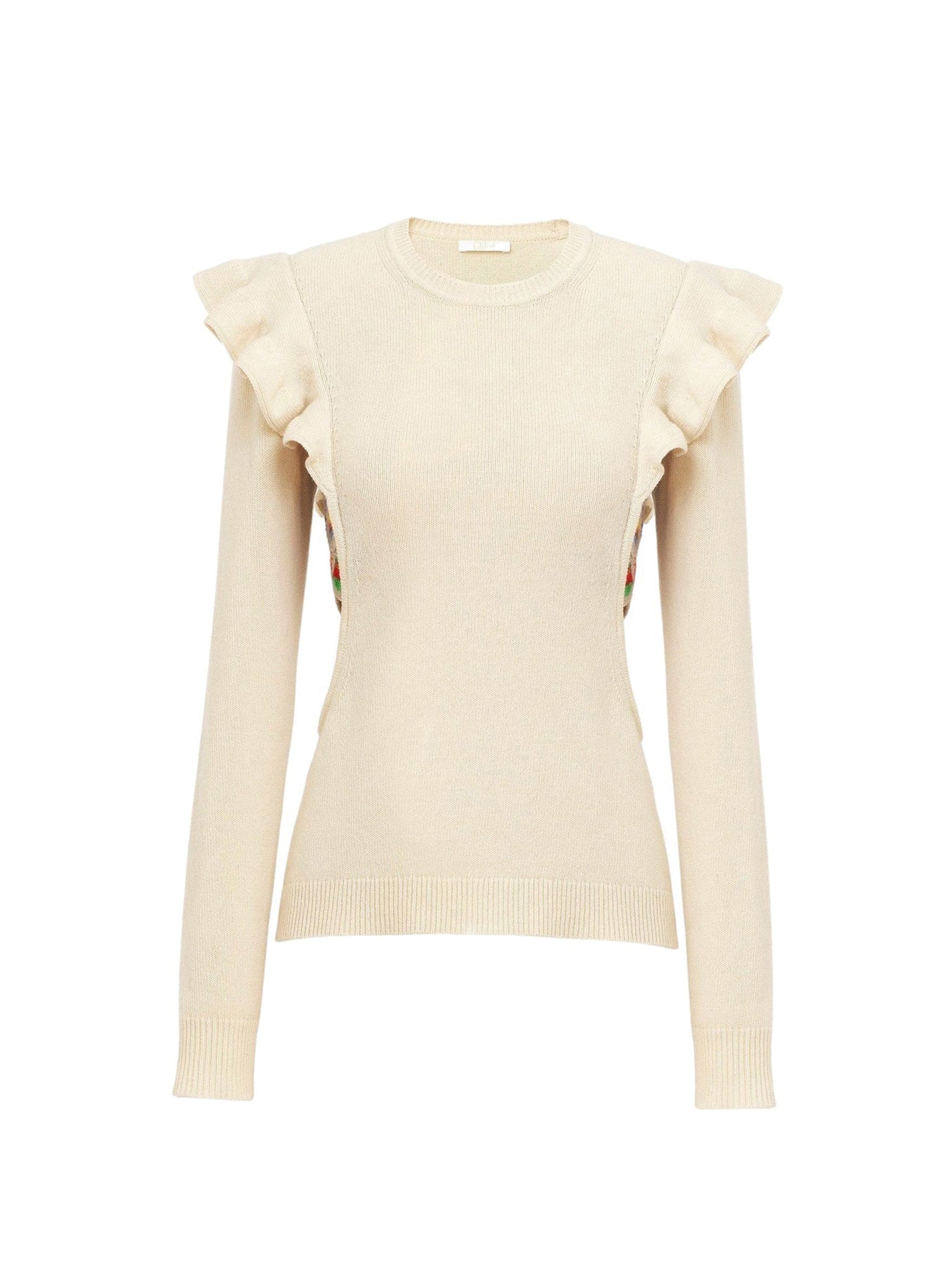 Pull manches Aileron en laine - Multicolor