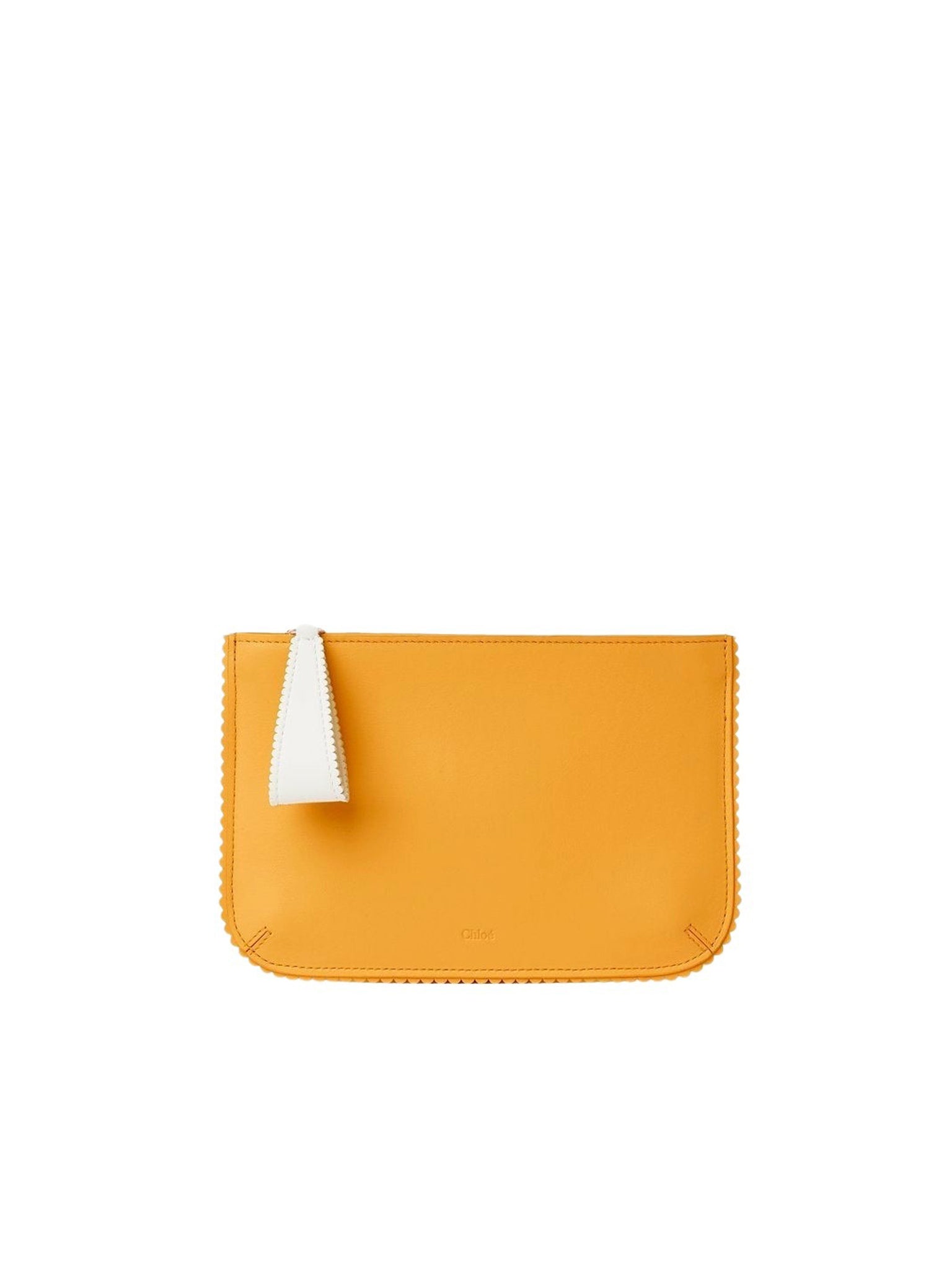 Pochette Linda en cuir - Sunflower Yellow