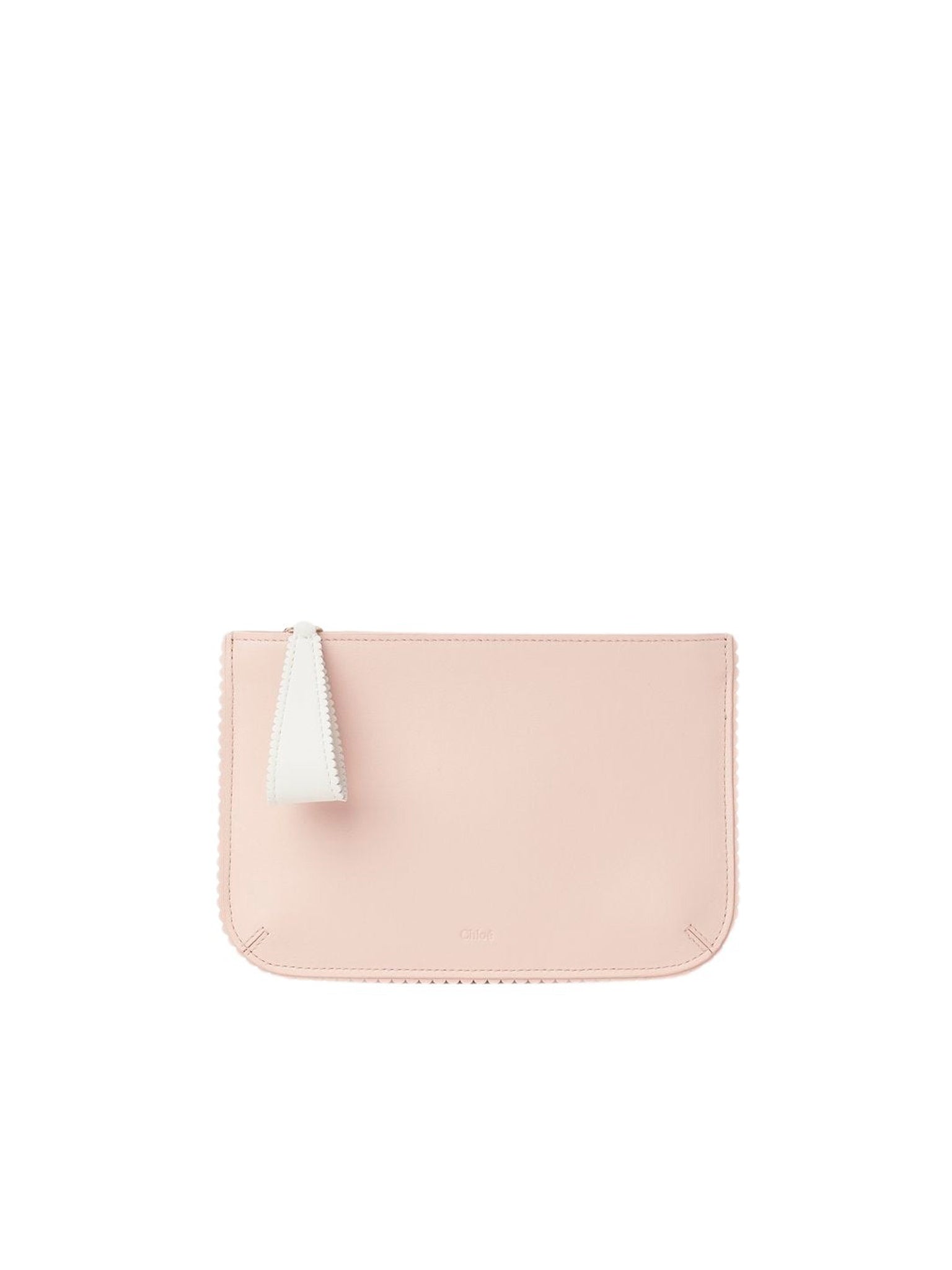 Pochette Linda en cuir - Pale Blush