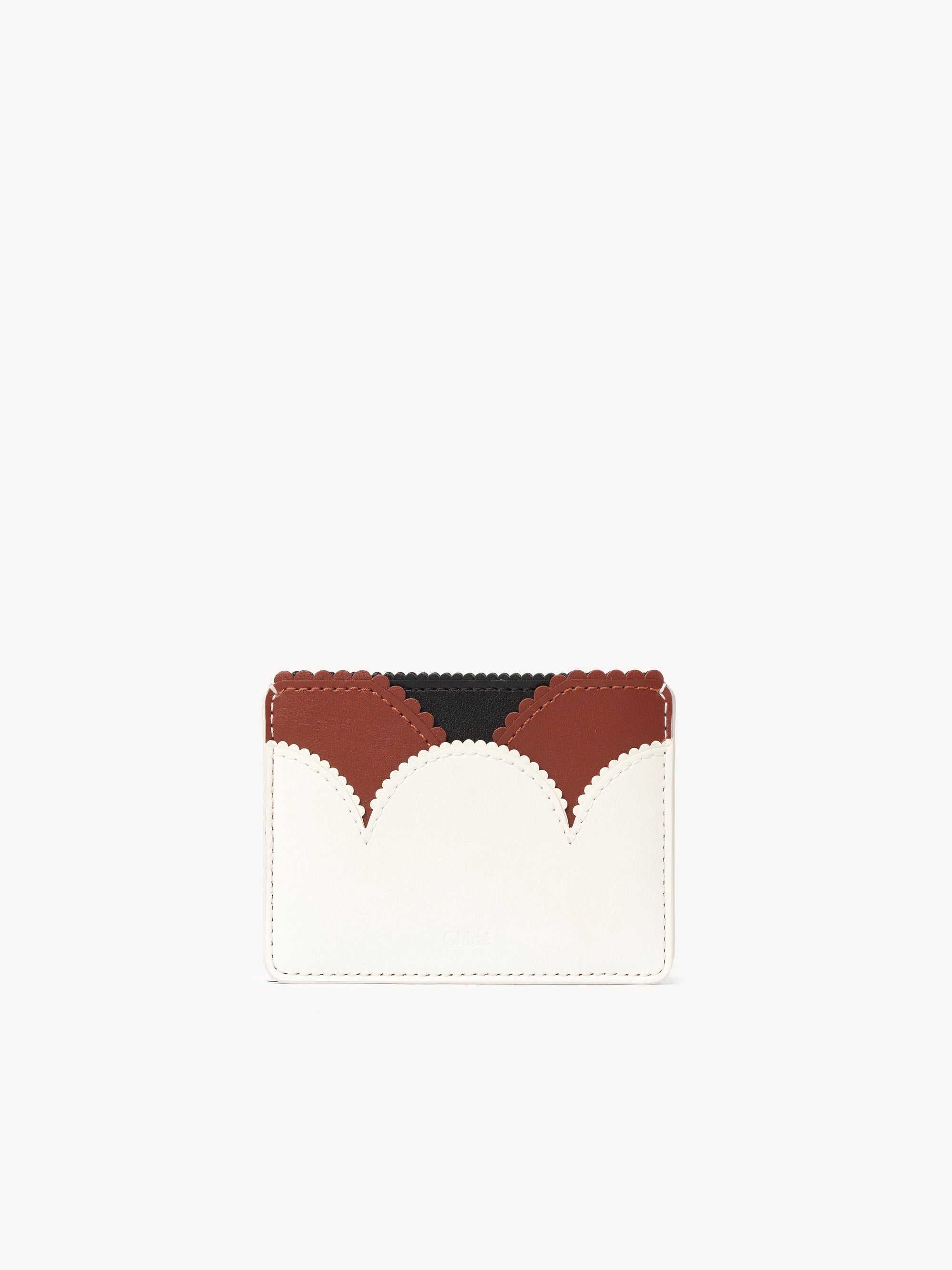 Porte-cartes Linda en cuir - White