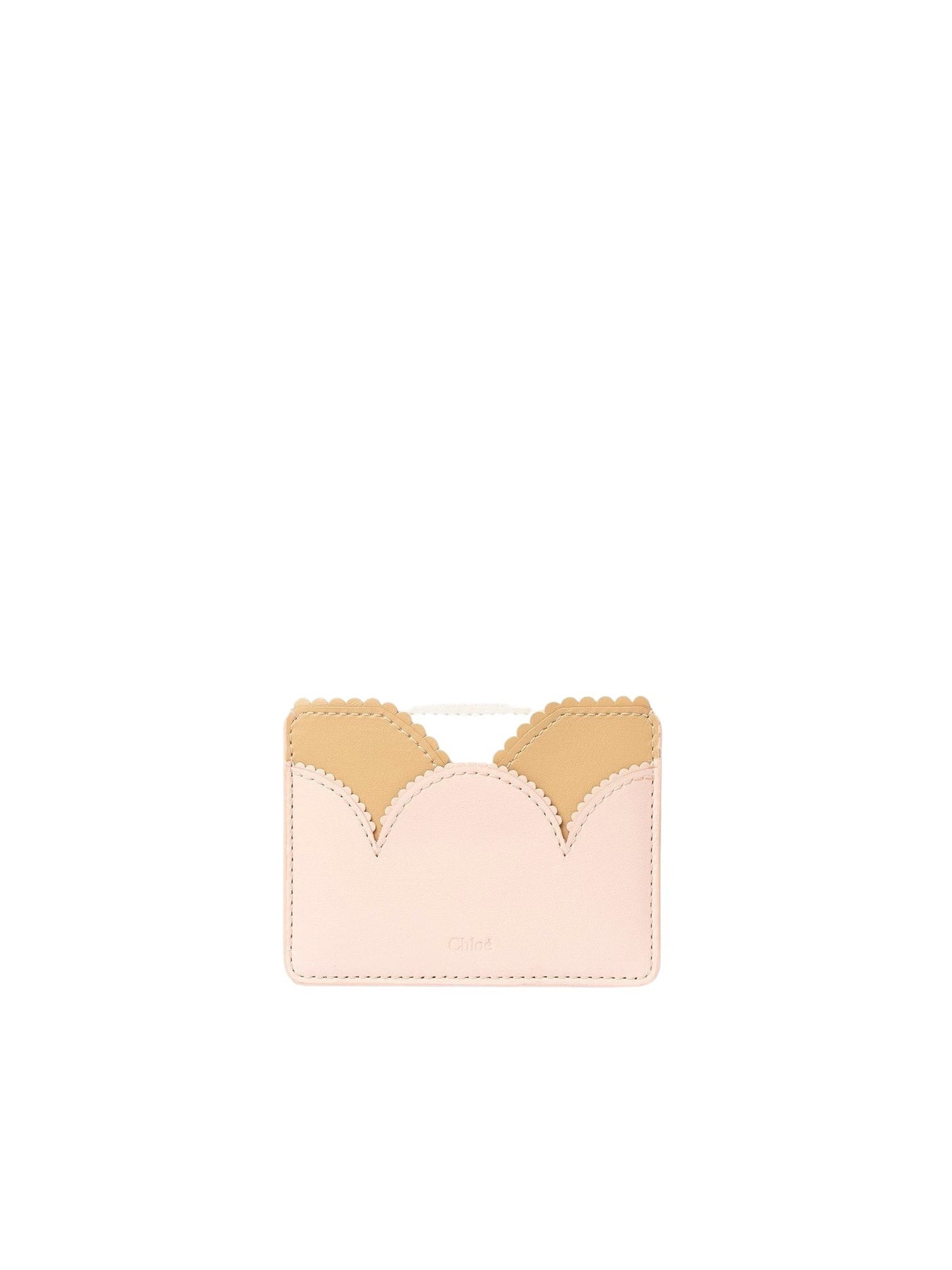 Porte-cartes Linda en cuir - Pale Blush