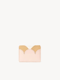 Porte-cartes Linda en cuir - Pale Blush