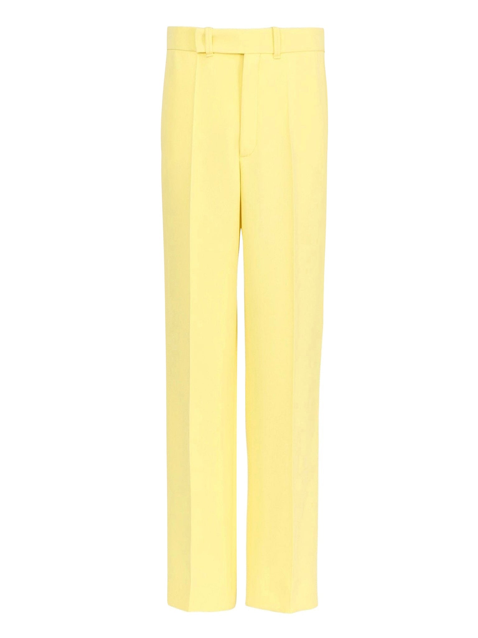 Pantalon costume court en soie - Radiant Yellow
