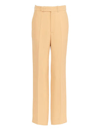 Pantalon costume court en soie - Desert Dust