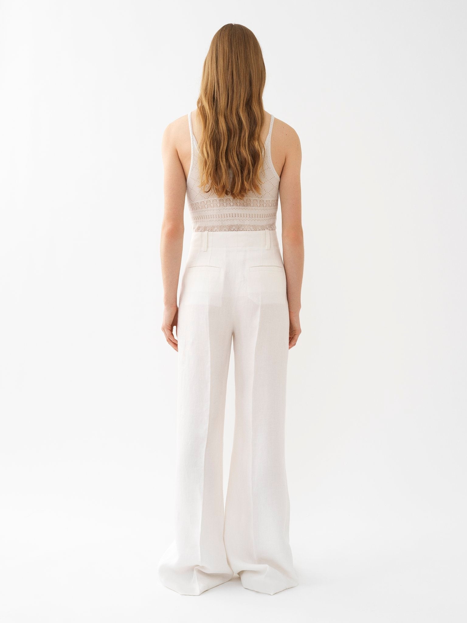 Pantalon évasé en lin - Iconic Milk