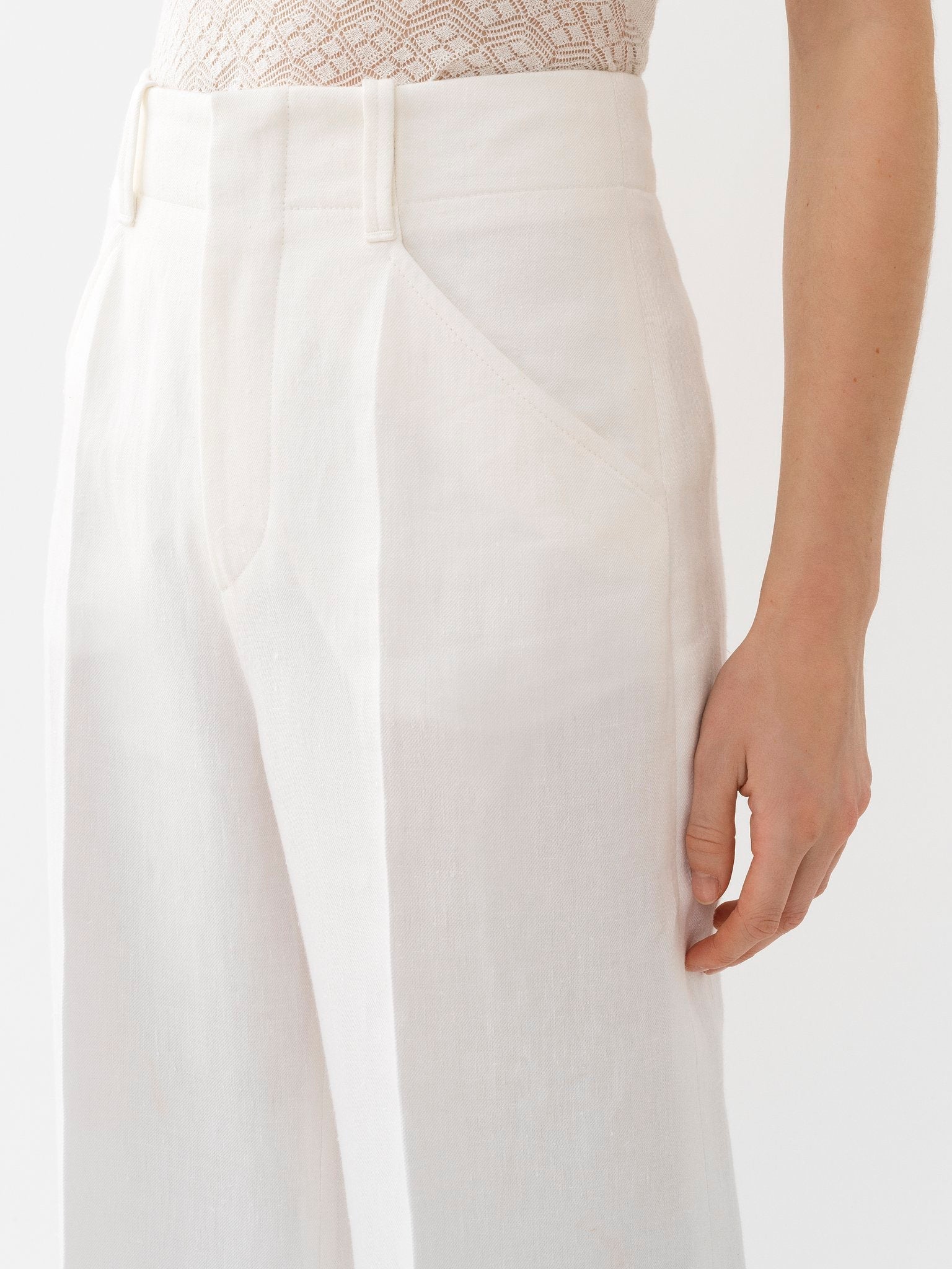 Pantalon évasé en lin - Iconic Milk