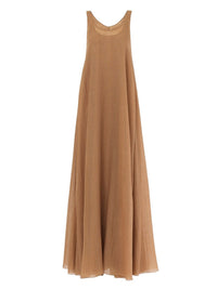 Robe maxi en cachemire - Mustard Brown