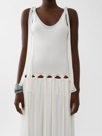 Robe longue nouée - Iconic Milk