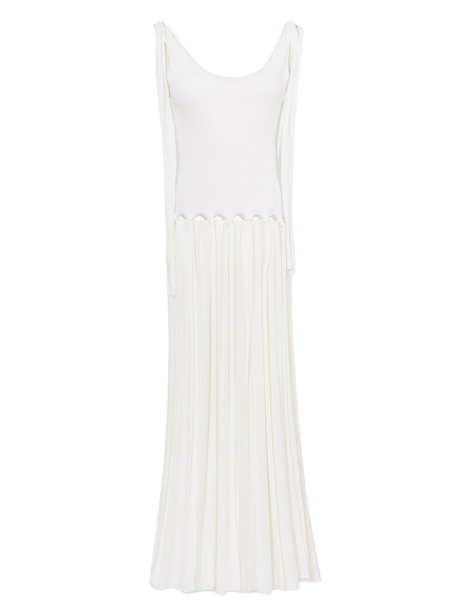 Robe longue nouée - Iconic Milk