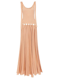 Robe longue nouée - Smoked Ochre