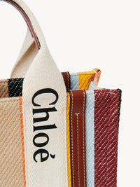Petit sac cabas Woody à Bandoulière - Multicolor Brown