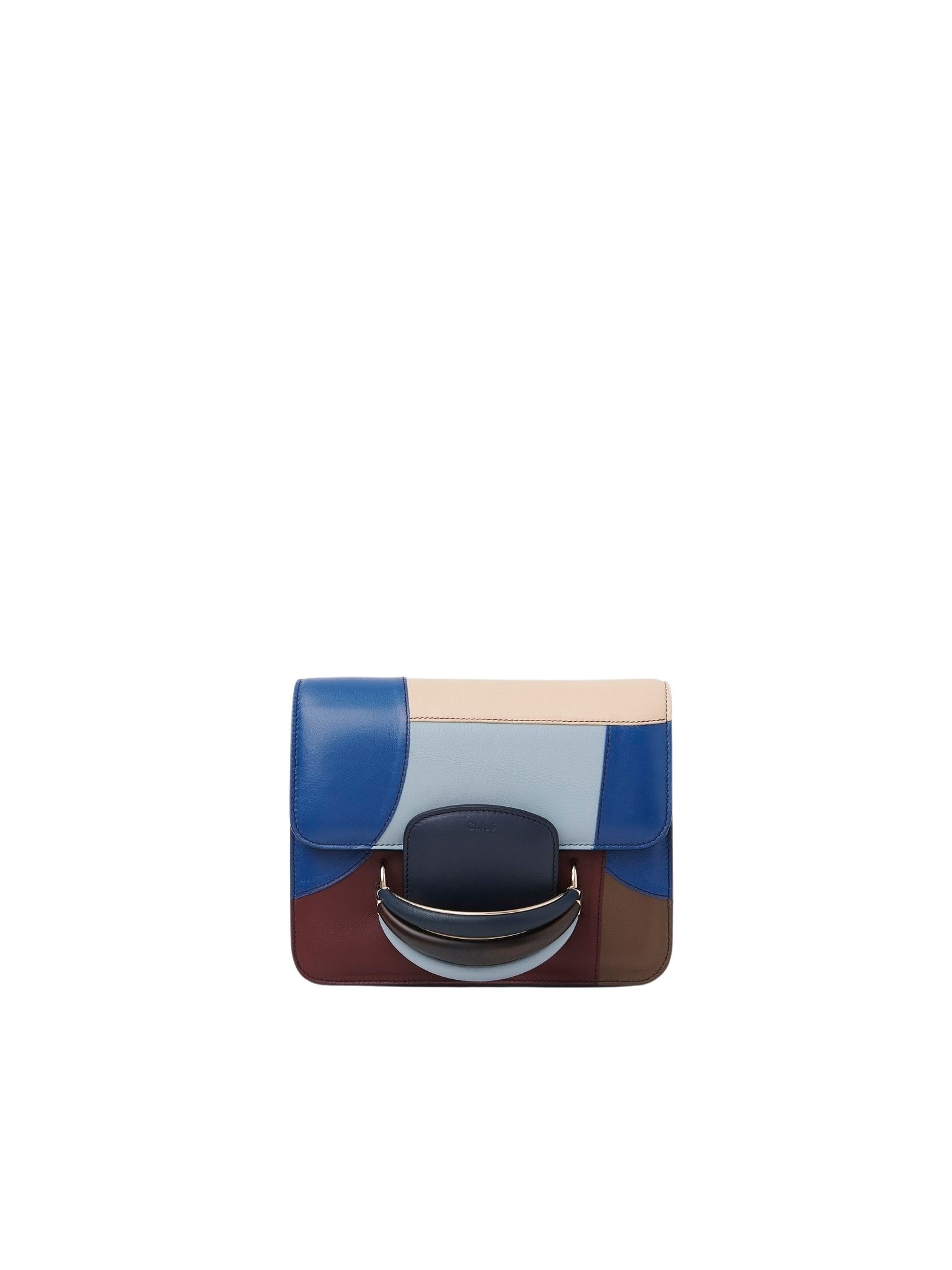 Sac à bandoulière Kattie en cuir - Multicolor Blue