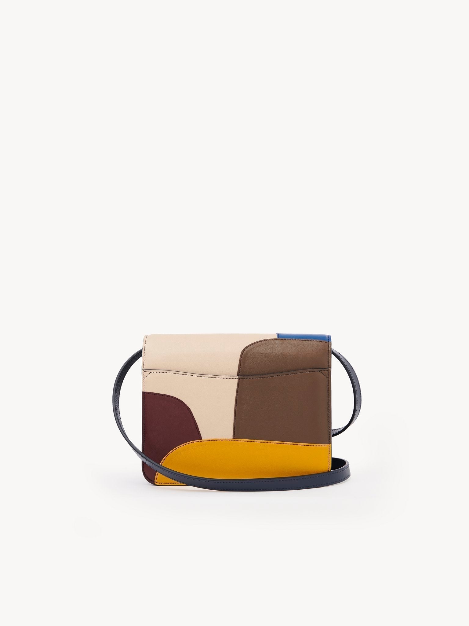 Sac à bandoulière Kattie en cuir - Multicolor Blue