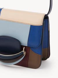 Sac à bandoulière Kattie en cuir - Multicolor Blue