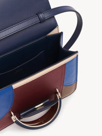Sac à bandoulière Kattie en cuir - Multicolor Blue