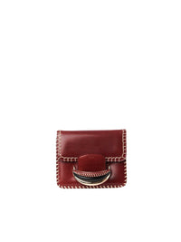 Sac en bandoulière Kattie en cuir - Dark Ruby