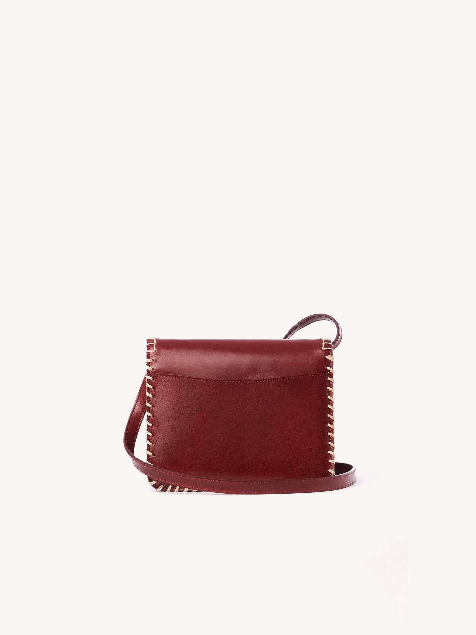 Sac en bandoulière Kattie en cuir - Dark Ruby