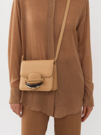Sac à bandoulière Kattie en cuir - Soft Tan