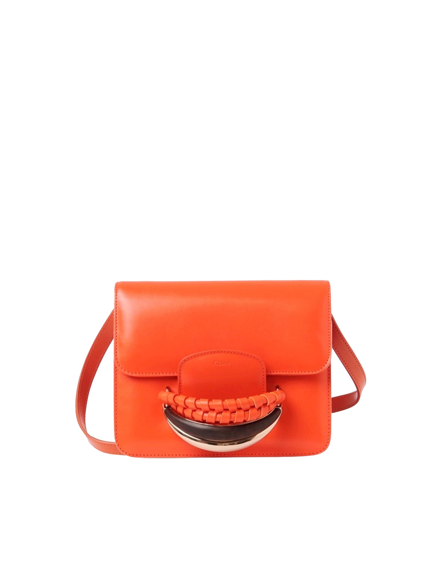 Sac en bandoulière Kattie en cuir - Rusted Orange