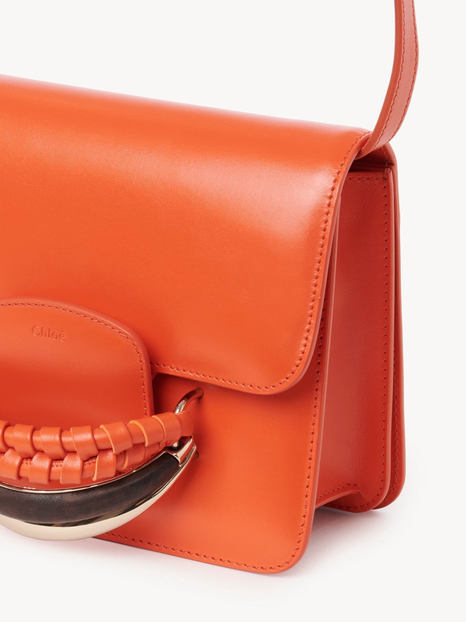 Sac en bandoulière Kattie en cuir - Rusted Orange