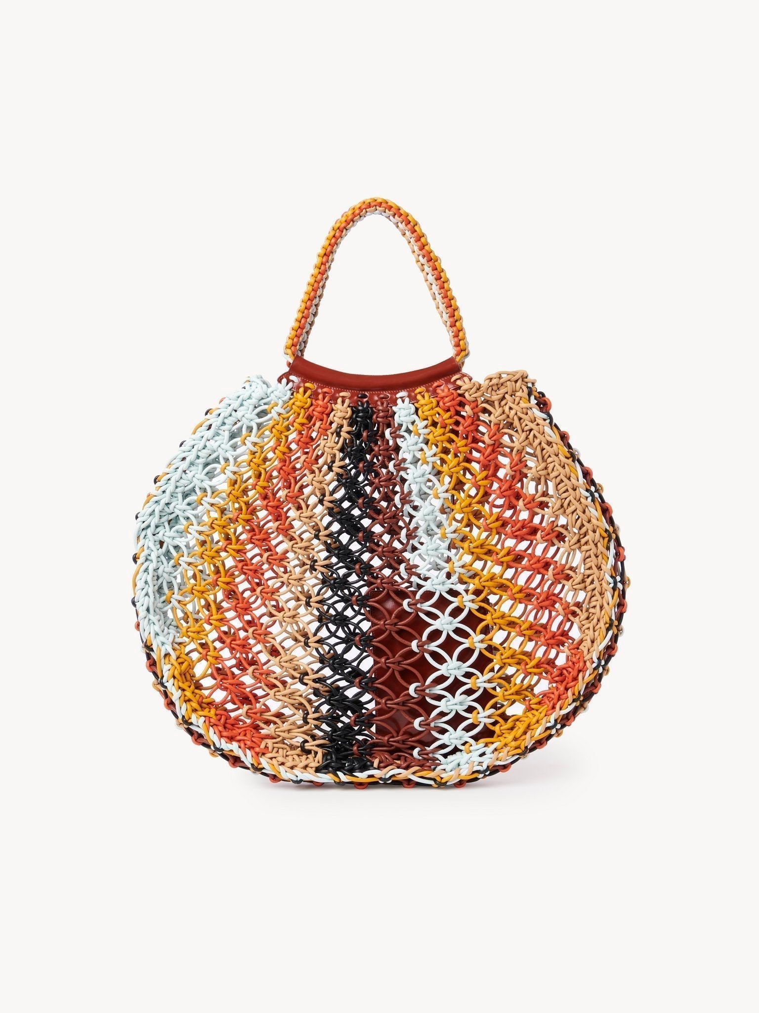Sac cabas Lolla en cuir - Multicolor