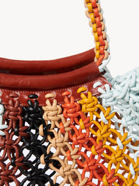 Sac cabas Lolla en cuir - Multicolor