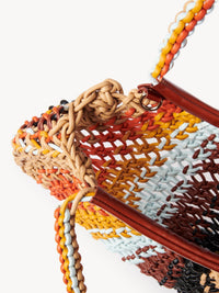 Sac cabas Lolla en cuir - Multicolor