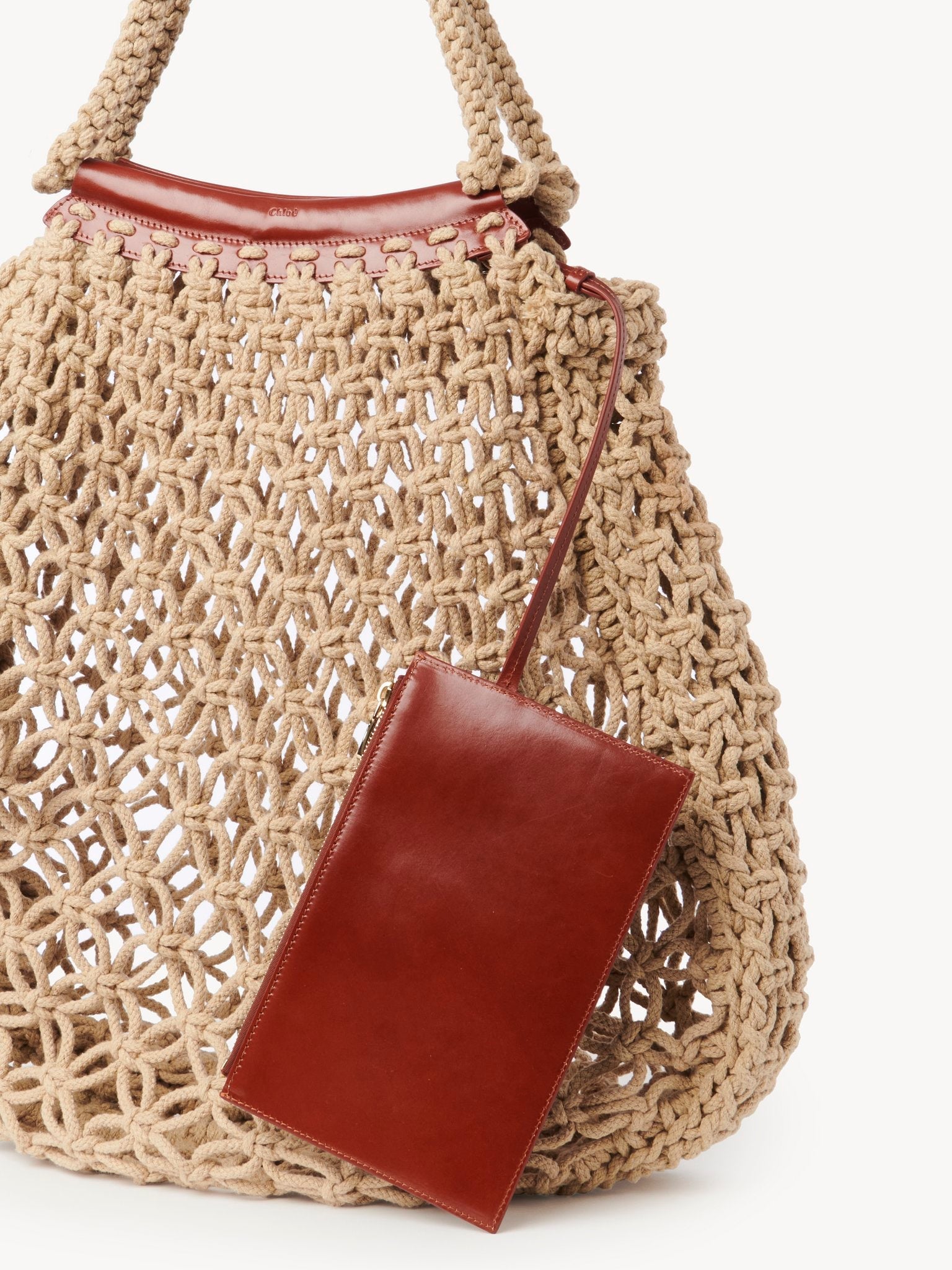 Grand sac cabas Lolla - Sepia Brown