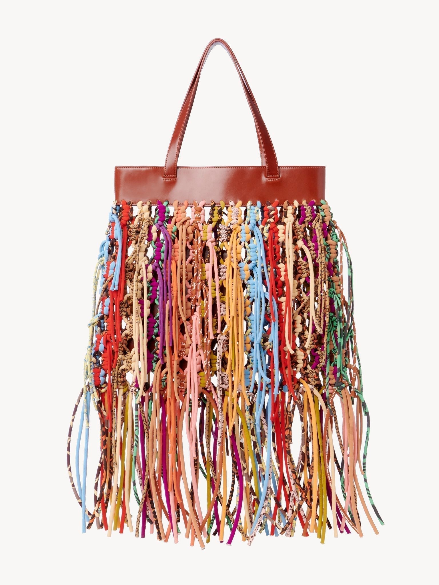 Sac porté épaule Lolla en soie - Multicolor