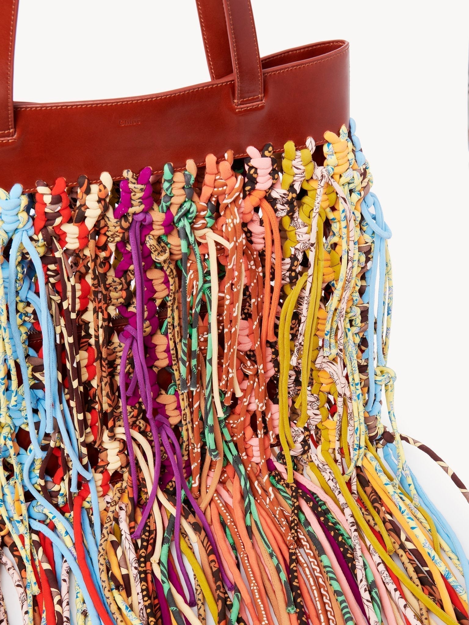 Sac porté épaule Lolla en soie - Multicolor