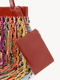 Sac porté épaule Lolla en soie - Multicolor