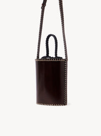Sac Seau Louela en cuir - Ebony Brown