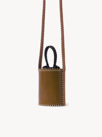 Petit sac seau Louela en cuir - Amber Olive