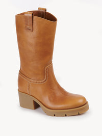 Bottes militaires Neva en cuir - Quiet Brown