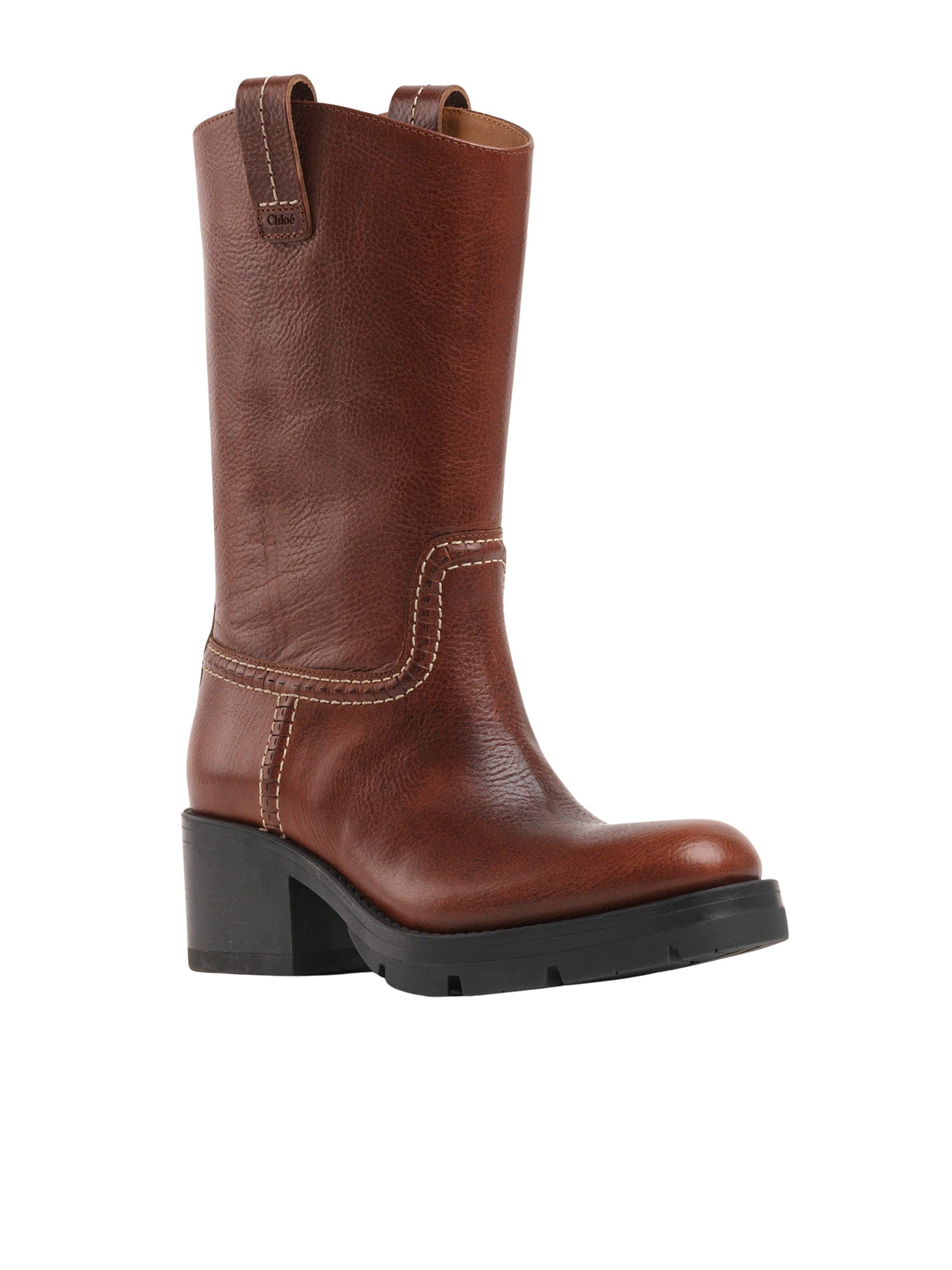 Bottes militaires Neva en cuir - Clay Brown